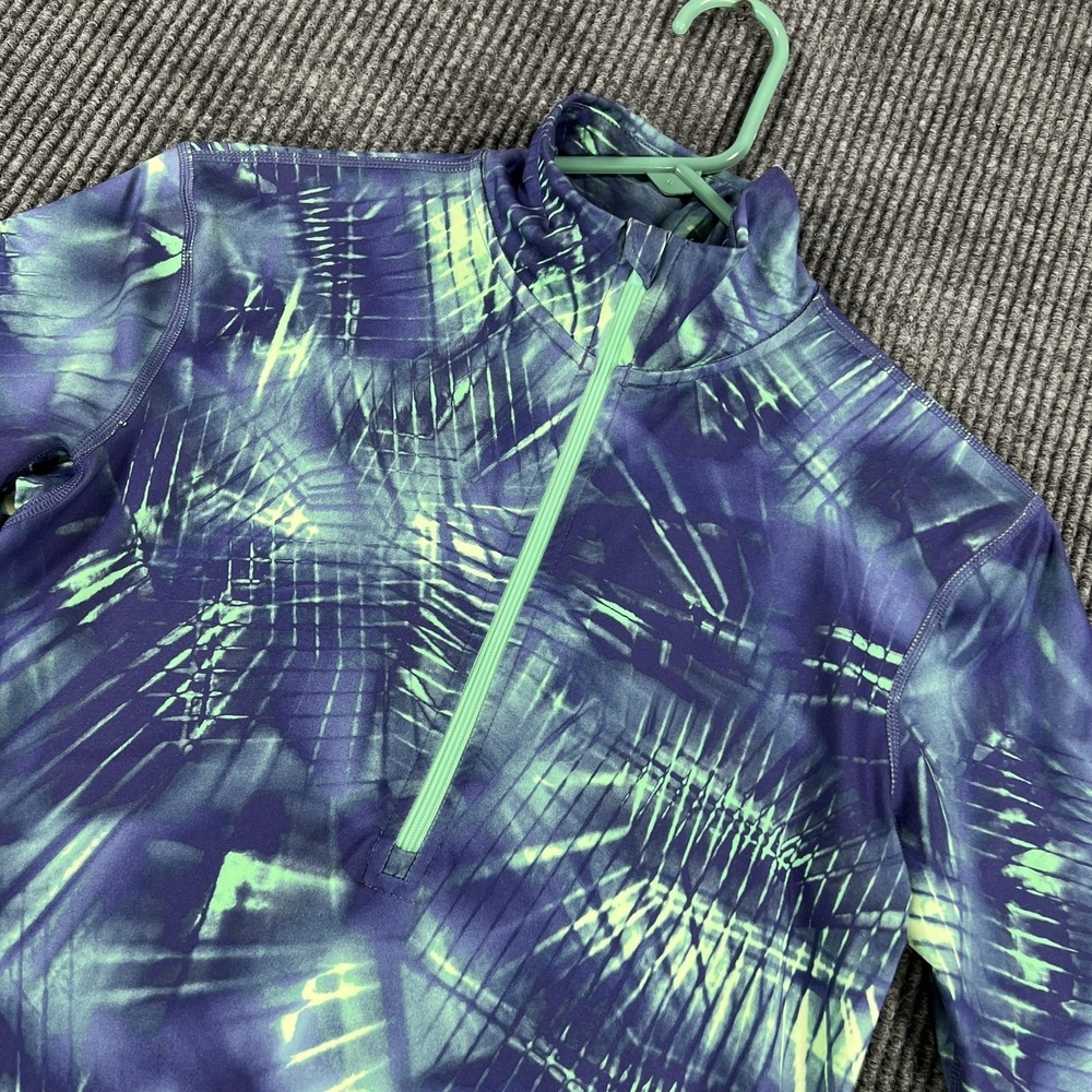 Nike Dri-FIT Pullover Womens Medium 1/2 Zip Running‎ Abstract 835618-508